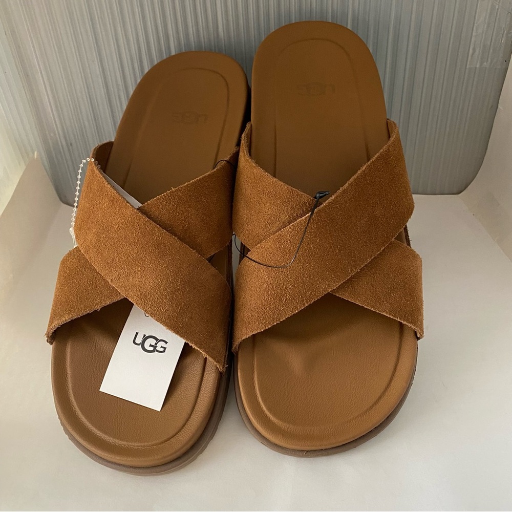 UGG - NEW MENS Wainscott Suede Slide Size 9